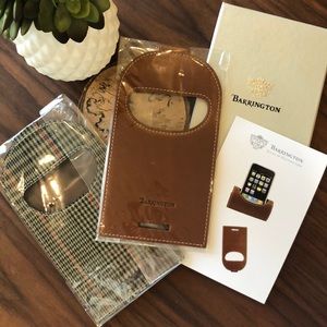 iPhone Leather Holder Desk Phone Case Men’s Gift